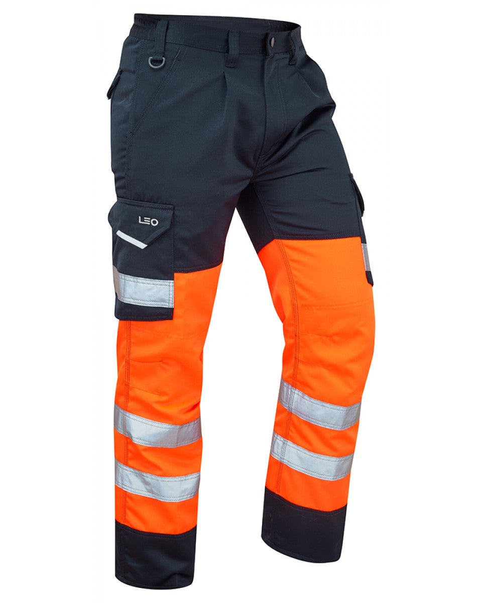 Bideford Orange Dual Colour Cargo Trouser