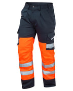 Bideford Orange Dual Colour Cargo Trouser