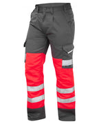 Bideford Red Dual Colour Cargo Trouser