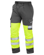 Bideford Yellow Dual Colour Cargo Trouser