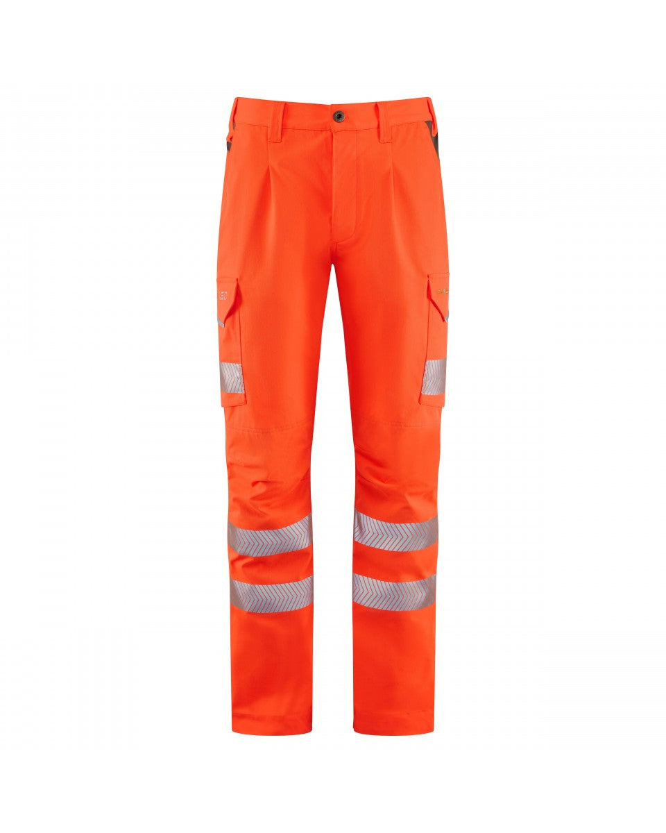 Winsford EcoViz Stretch Cargo Trouser Orange