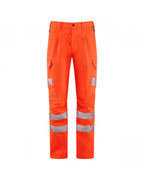 Winsford EcoViz Stretch Cargo Trouser Orange
