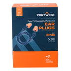 Easy Fit PU Ear Plugs Corded (200 Pairs)