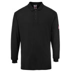 Modaflame Knit FR Long Sleeve Polo Shirt