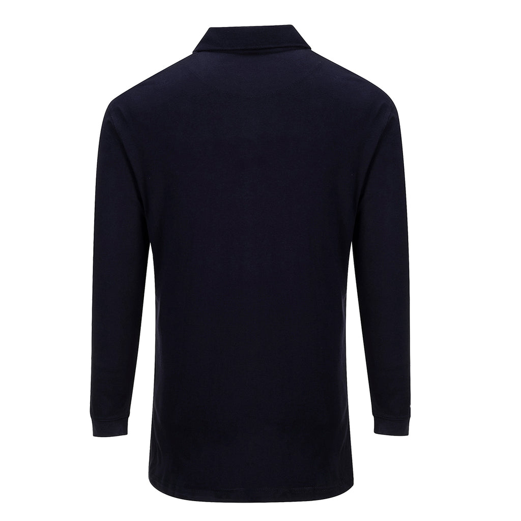 Modaflame Knit FR Long Sleeve Polo Shirt