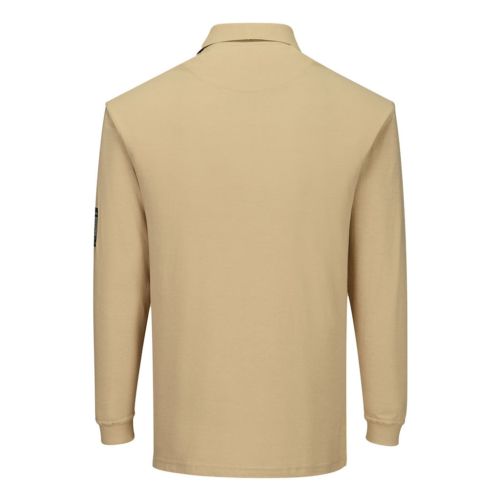 Modaflame Knit FR Long Sleeve Polo Shirt