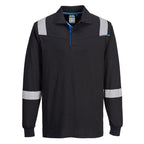 WX3 Modaflame Knit FR Long Sleeve Polo Shirt