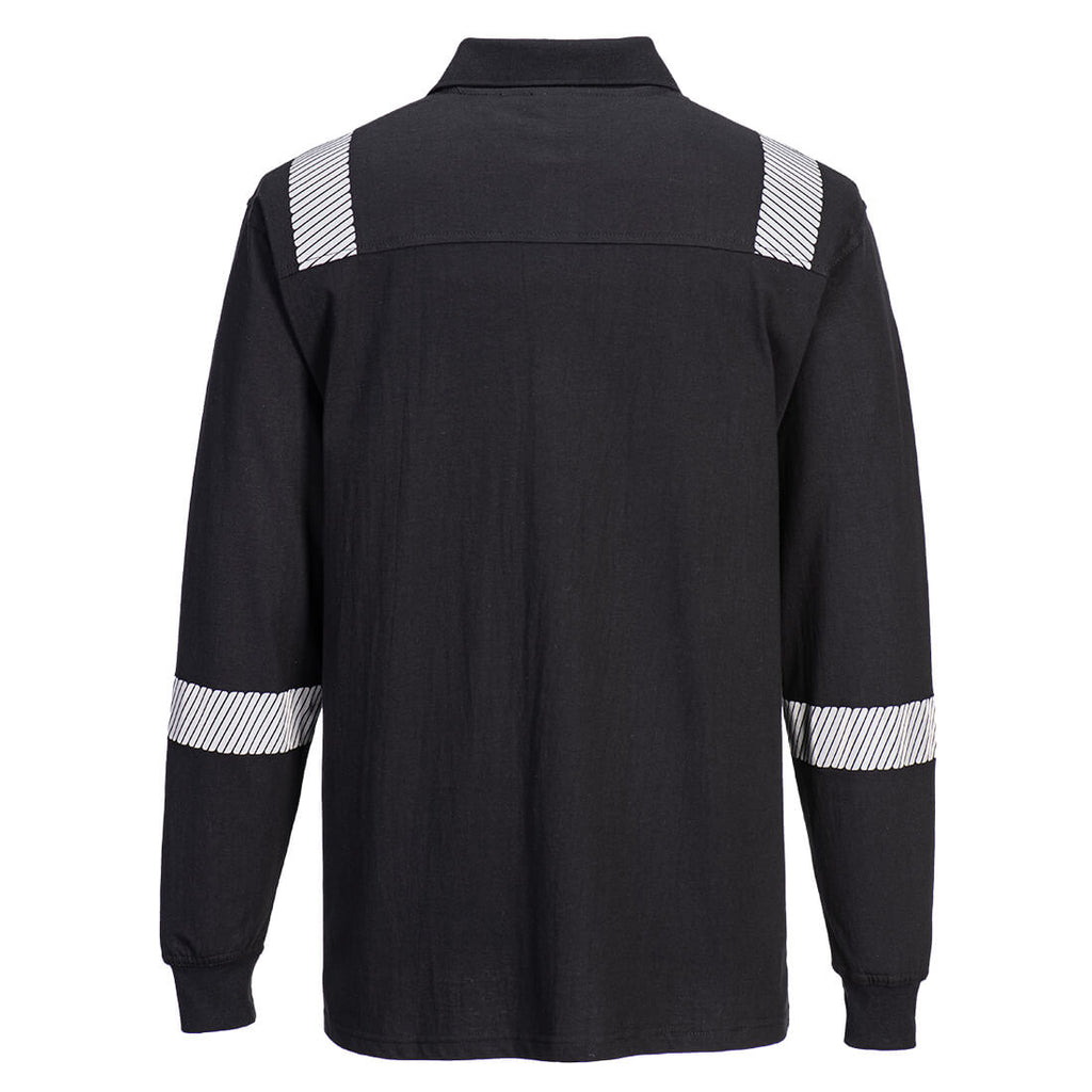 WX3 Modaflame Knit FR Long Sleeve Polo Shirt