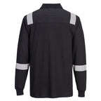 WX3 Modaflame Knit FR Long Sleeve Polo Shirt