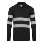 PW3 Modaflame Knit FR Long Sleeve Polo Shirt
