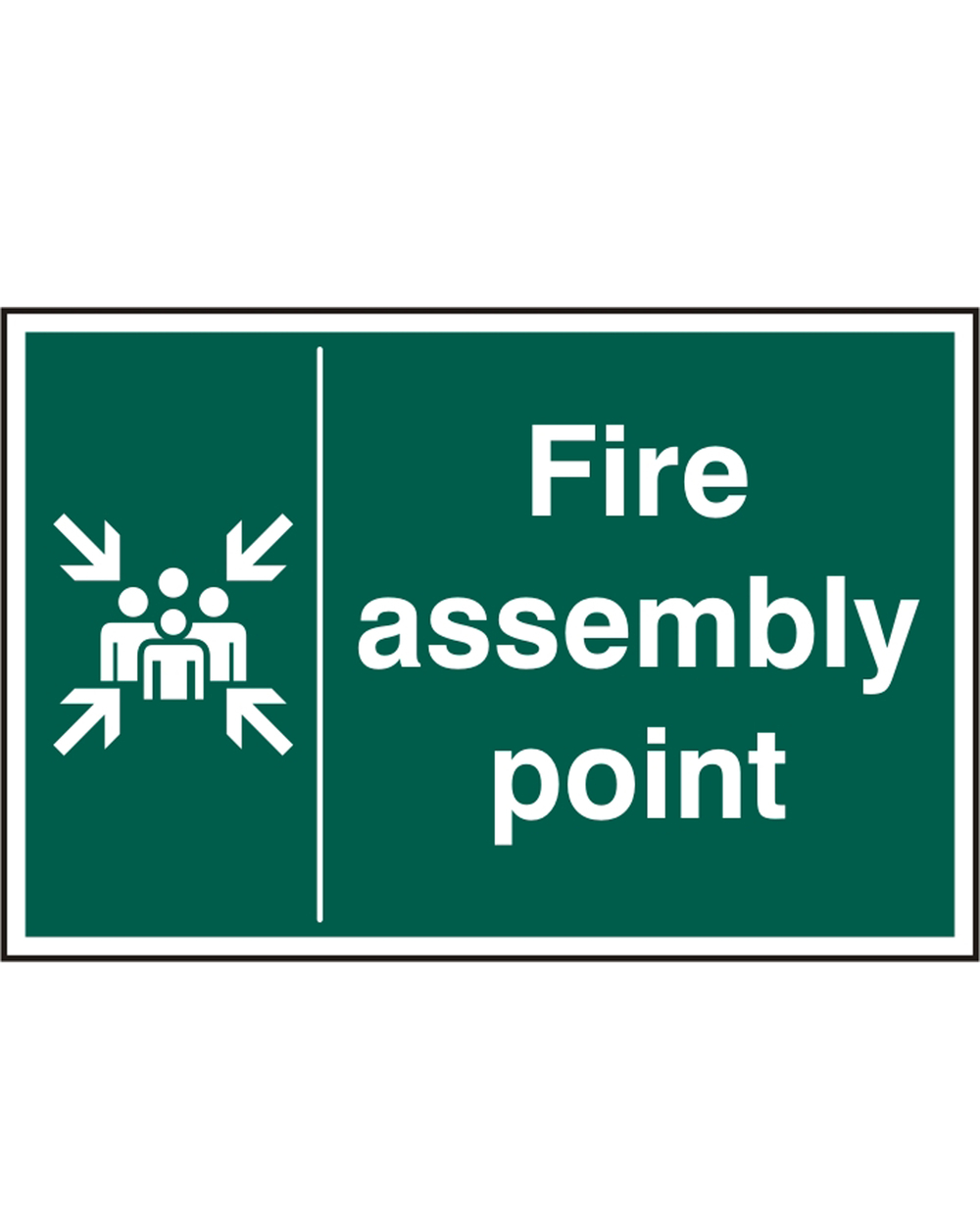 Fire Assembly Point (Pack Of 5)