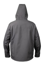 Hybrid Softshell Jacket with Hood (Grey / Black)