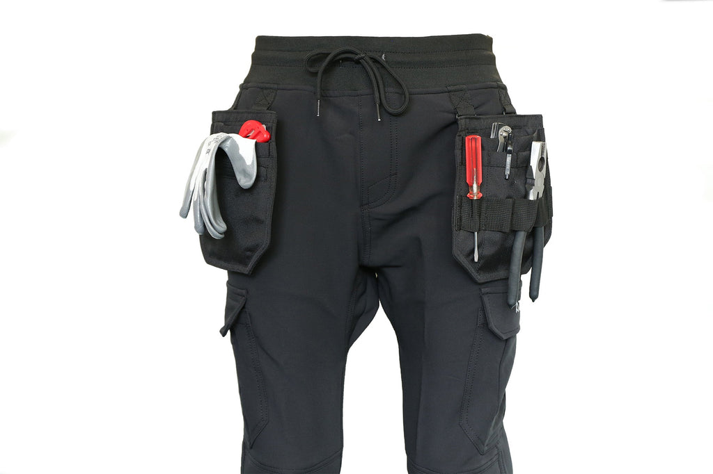 Slim Fit Stretch Work Jogger With Knee Pad Pockets