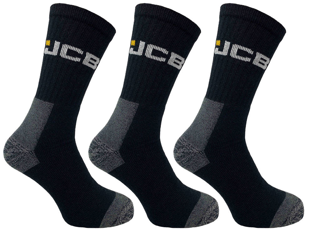 JCB Work Socks With Elastane