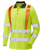 Bickleton Long Sleeve Polo Shirt With Red Braces