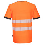 PW3 Hi-Vis V-Neck Mesh Insert T-Shirt S/S