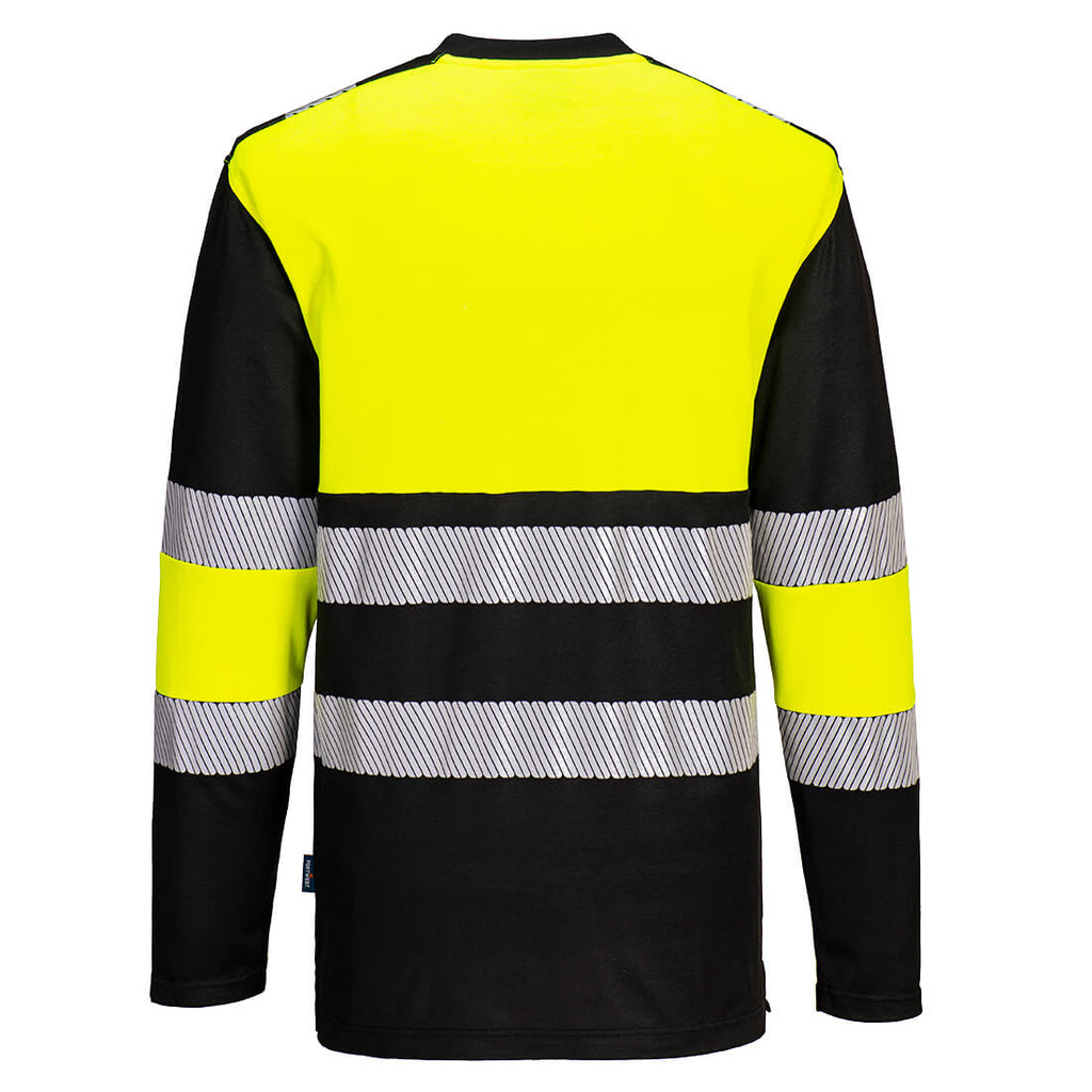 PW3 Hi-Vis Cotton Comfort Class 1 T-Shirt L/S