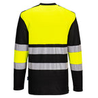 PW3 Hi-Vis Cotton Comfort Class 1 T-Shirt L/S