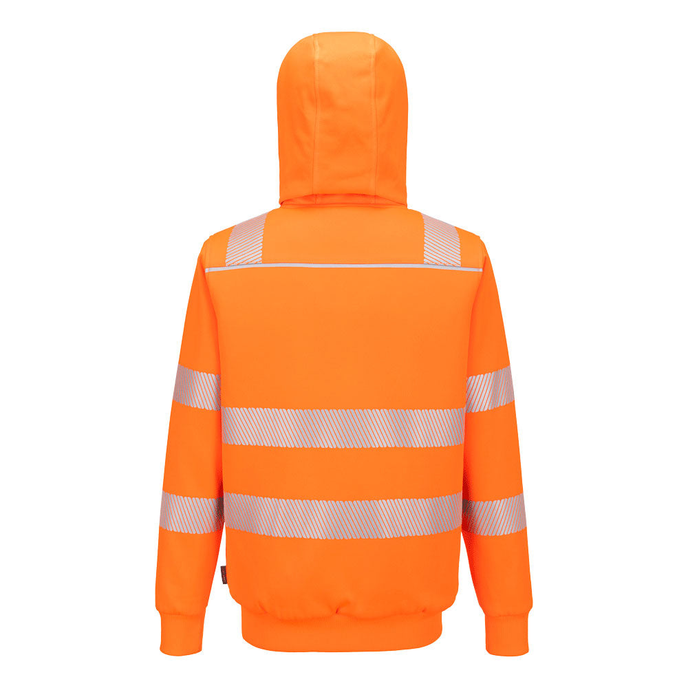 PW321 Hi-Vis Zipped Winter Hoodie