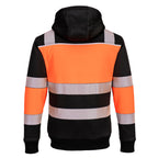 PW3 Hi-Vis Zipped Class 1 Winter Hoodie