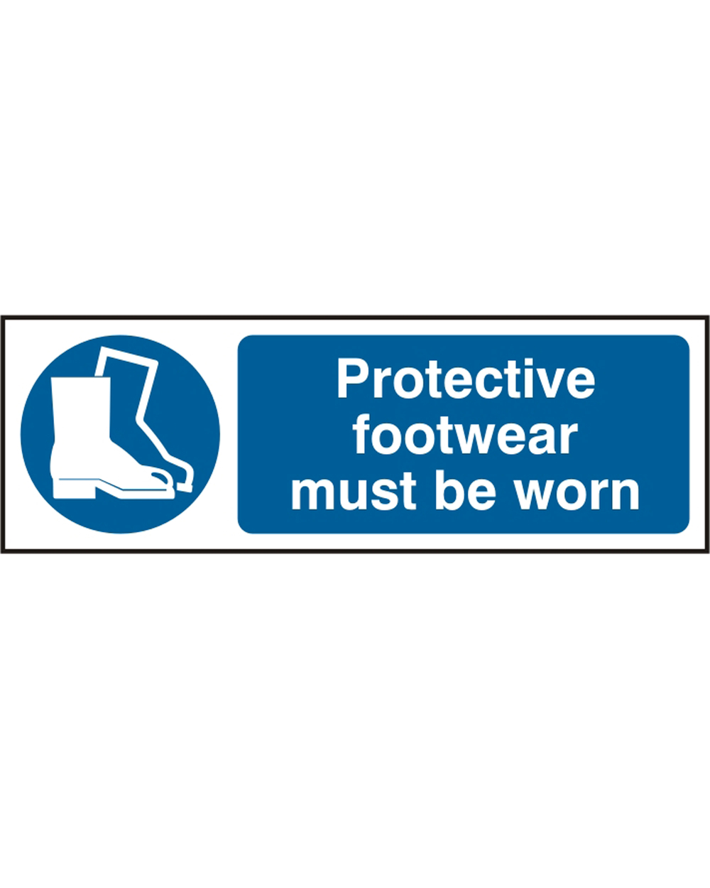 Protective Footwear Mus Be Worn Sign (Pack Of 5)