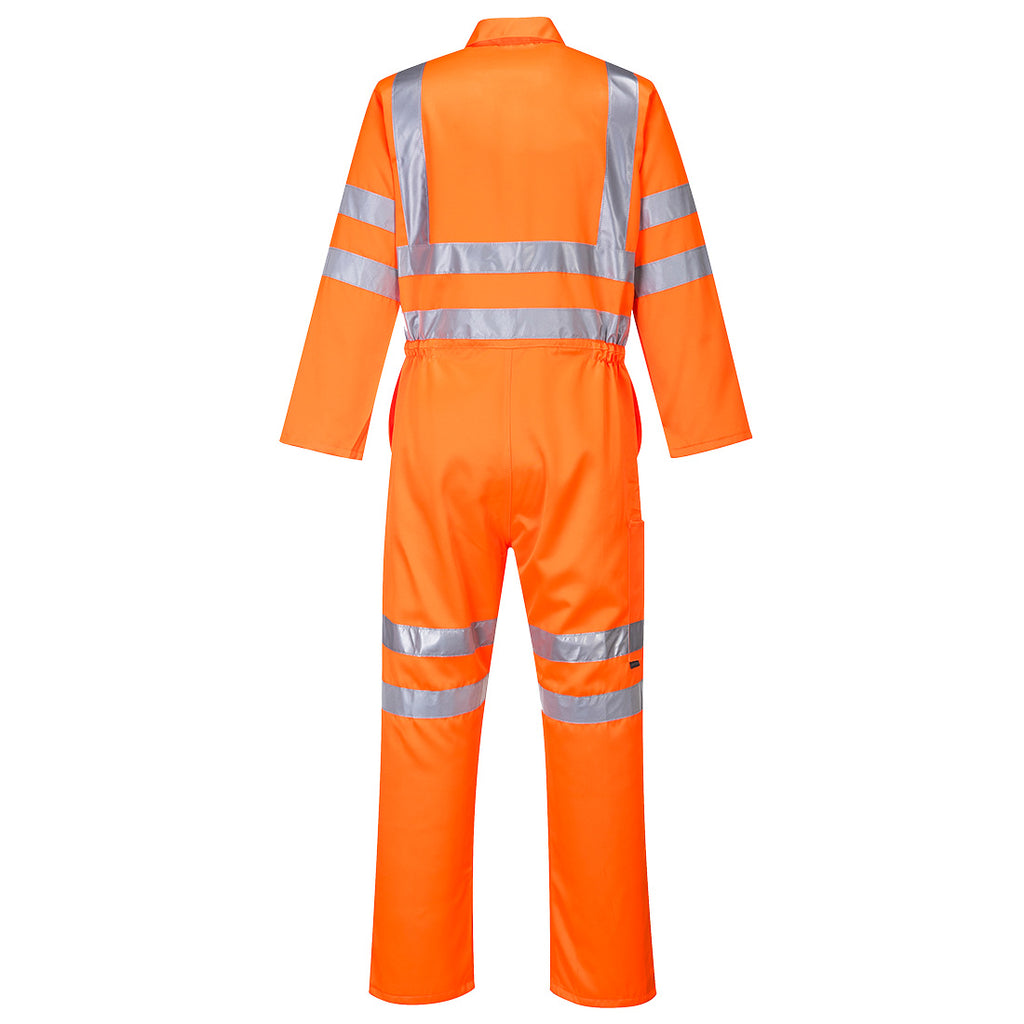 Hi-Vis Polycotton Service Coverall