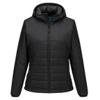 Professional Women's Hooded Insulated Baffle Jacket