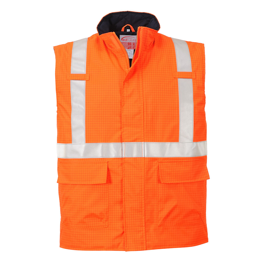Bizflame Rain Hi-Vis FR Bodywarmer