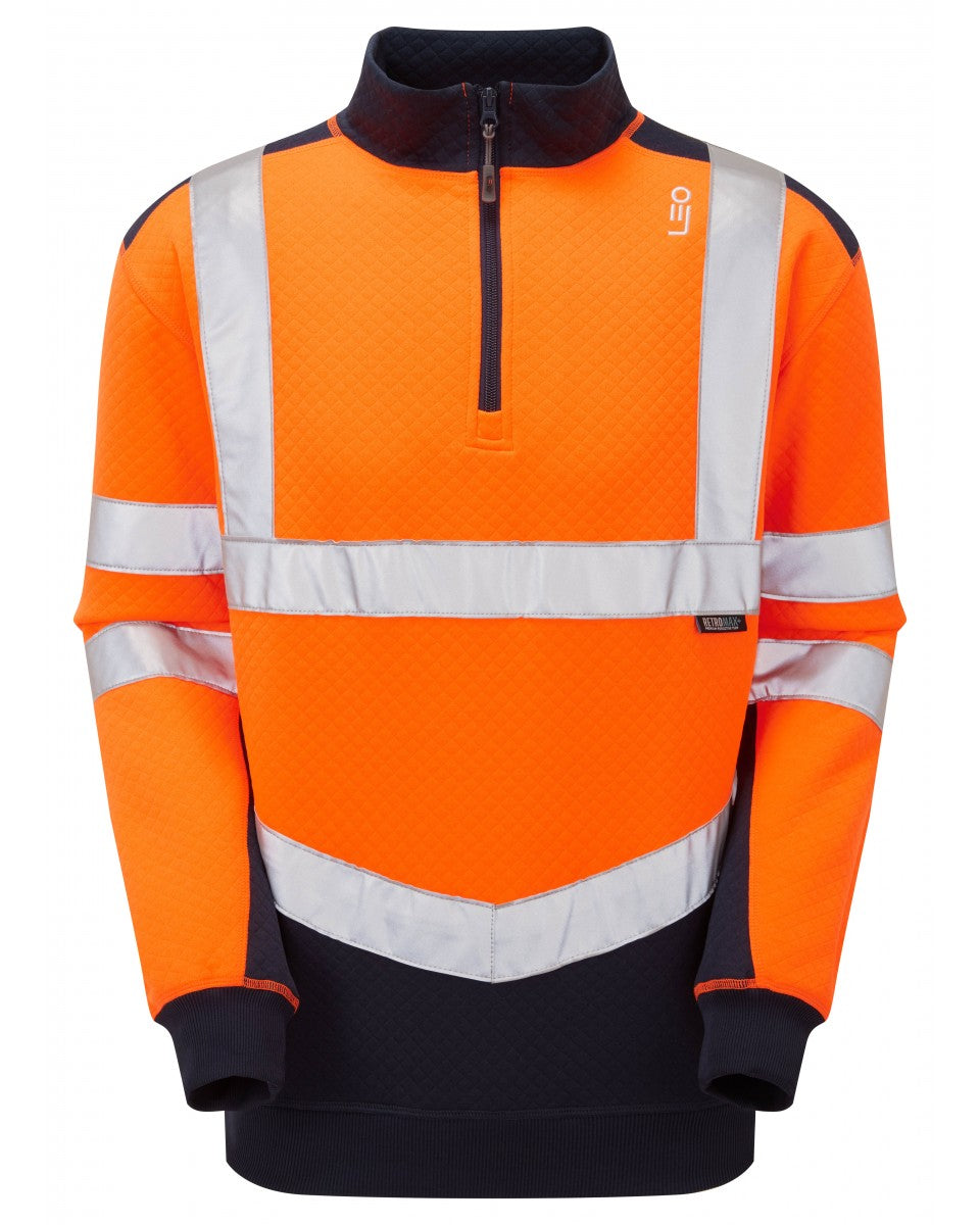 Tapeley Dual Colour 1/4 Zip Sweatshirt