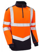 Tapeley Dual Colour 1/4 Zip Sweatshirt