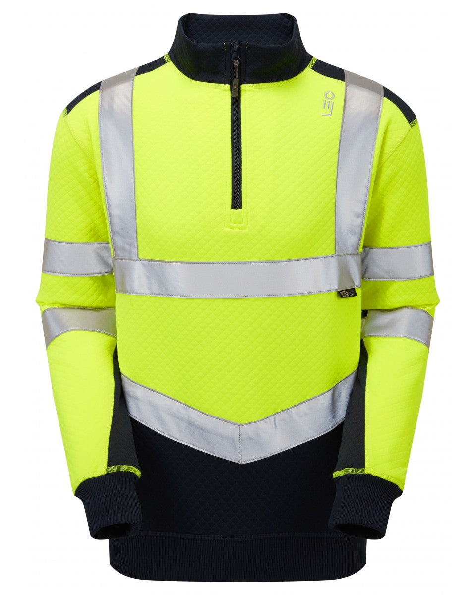 Tapeley Dual Colour 1/4 Zip Sweatshirt