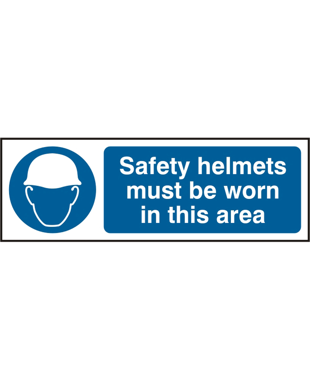 Safety Helmets Must Be Worn Sign (Box Of 5)