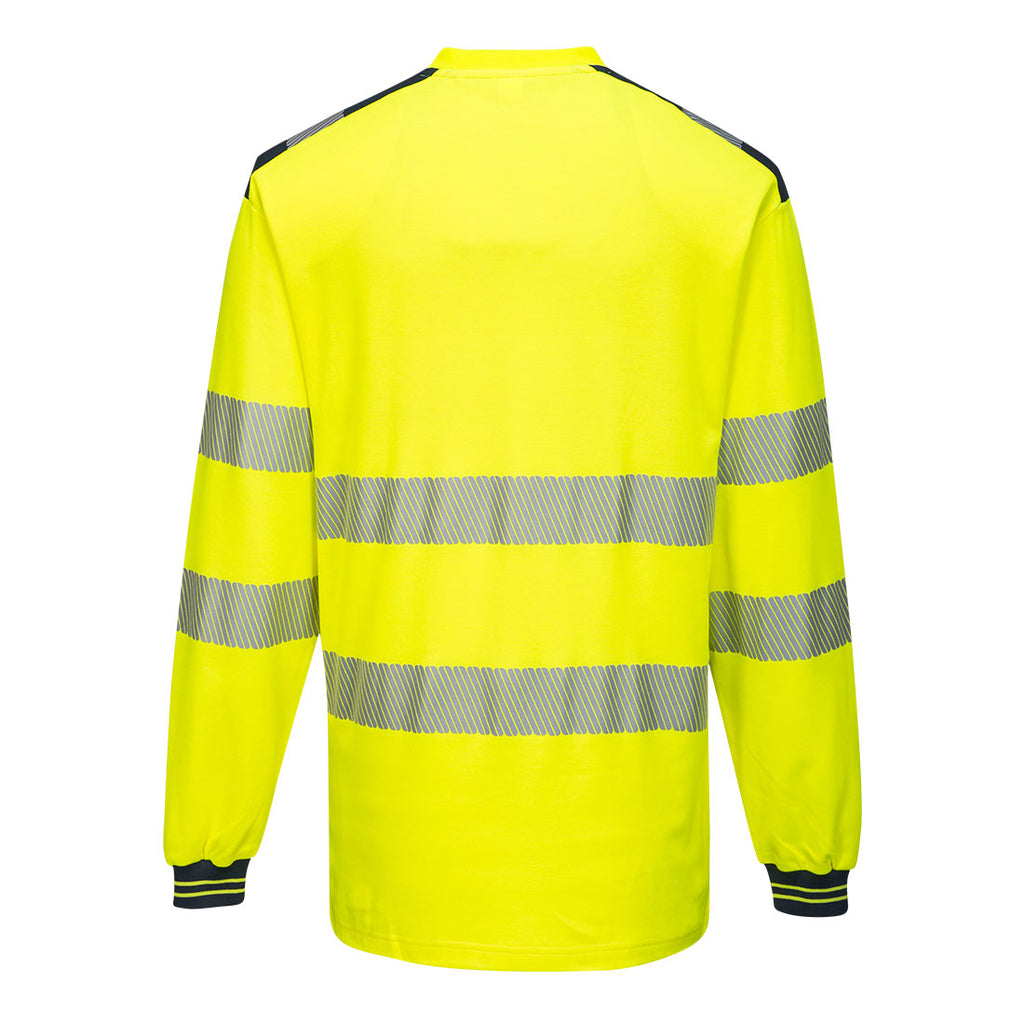 PW3 Hi-Vis Cotton Comfort T-Shirt L/S