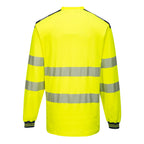 PW3 Hi-Vis Cotton Comfort T-Shirt L/S