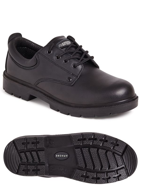AP306 Black 4 Eye Safety Shoe