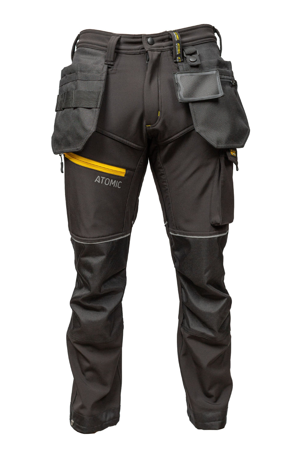 Atomic Workwear Slim Fit Softshell Trousers – Flexible, Durable & Weather-Resistant