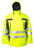 Hi-Vis Padded Jacket with Embroidery Access